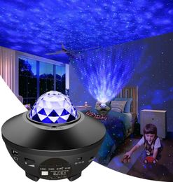Smart Star LED Night Starry-projector Licht Laser Sky BT Muziekluidsprekerprojectoren met afstandsbediening6344121