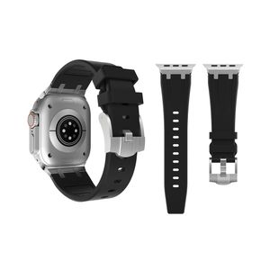 Smart Straps Bracelet intelligent avec kit AP Mod, bracelet en silicone, bracelet de montre avec adaptateur en acier pour Apple Watch Series 3 4 5 6 7 8 SE Ultra iWatch 42 44 45 49