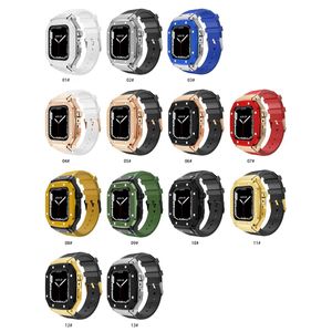 STACTS SMARTS STAPS AP Watches Mod Kits STACTS STRAPS Cadre en alliage Cadre d'alliage Fit Silicone Watch Band Band Remplacement portable pour Apple Watch Series 3 SPR5