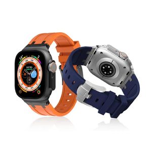 Sangles intelligentes Sangles Bracelets intelligents Bracelet AP Mod Kit Bracelet Bande de silicone Bandes de bracelet Bracelet de montre pour Apple Watch Series 2 3 4 5 6 7 8 SE Ultra iWatc 9SWC