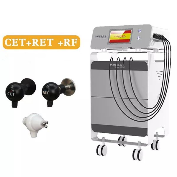 Smart Tecar RF Equipment RET CET 448K Wave Radio Frequency 3 en 1 Machine de physiothérapie Masseur corporel Soulagement de la douleur Physiothérapie Instrument de beauté pour le commerce