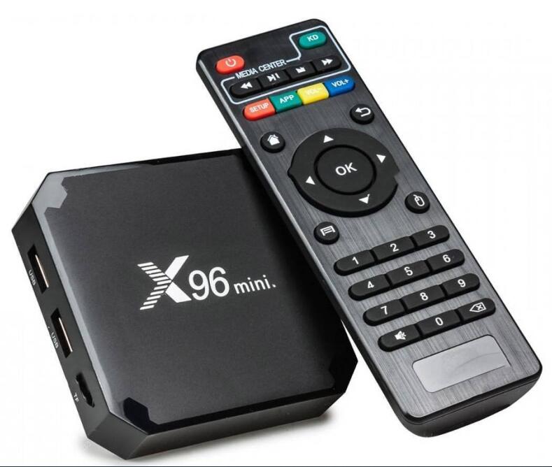 Smart TV Box x96mini Android S 905W H3H1 Allwinner H313 Quad Core 1+8GB 2+16 ГБ с 2,4G WiFi Smart 4K 100M LAN