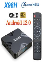 Smart TV Box X98H Android 12 Allwinner H618 BT50 WiFi 6 24G 5G 4K Media Player Set Top Box vs T95Z Plus5420840