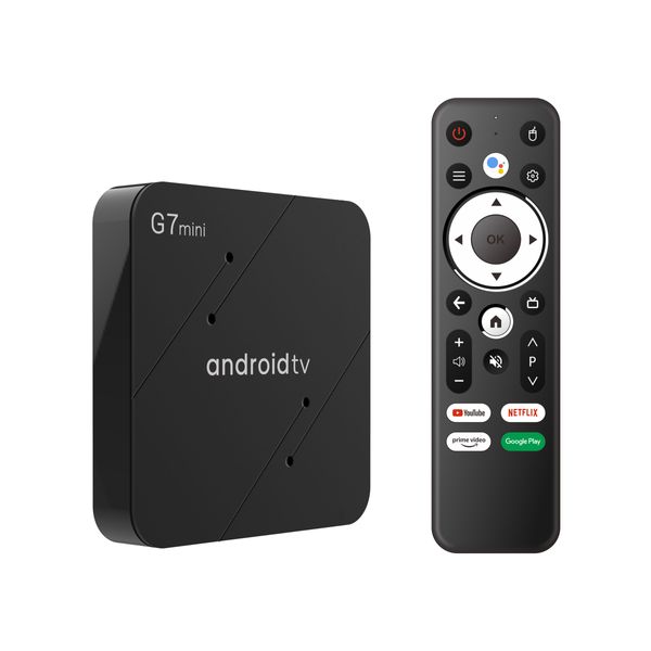 Smart tv G7 mini ATV UI Android 11.0 OS 4K TV Box Amlogic S905W2 2 gb 16 gb wifi dual con control remoto por voz