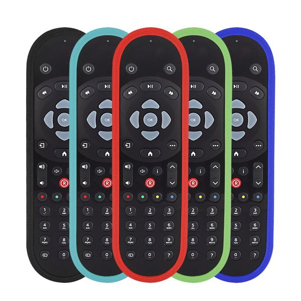 Housses de télécommande Smart TV pour SKY Q étui de protection antichoc Compatible tactile et non tactile respectueux de la peau avec boucle de main