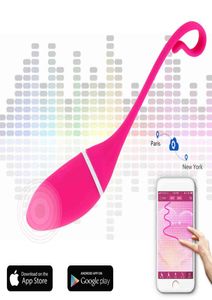 Vidéo intelligente REALOV APP vibrateurs magiques sans fil boule vibrante contrôle Bluetooth Gsport stimulateur de Clitoris jouet sexuel pour femme Q036565056