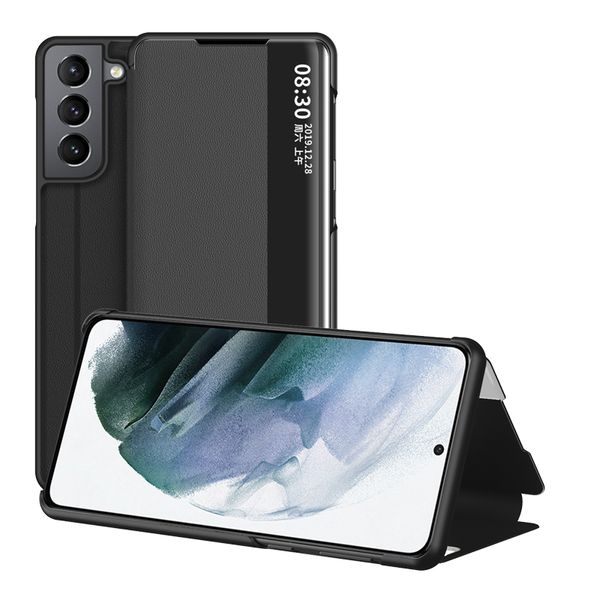 Smart View Fenêtre Latérale Flip Phone Case Pour Samsung Galaxy S22 S21 S22Ultra S22Plus S20 S20FE S20Plus S20Ultra Note20 A72 A71 Couverture de Téléphone Nouveau