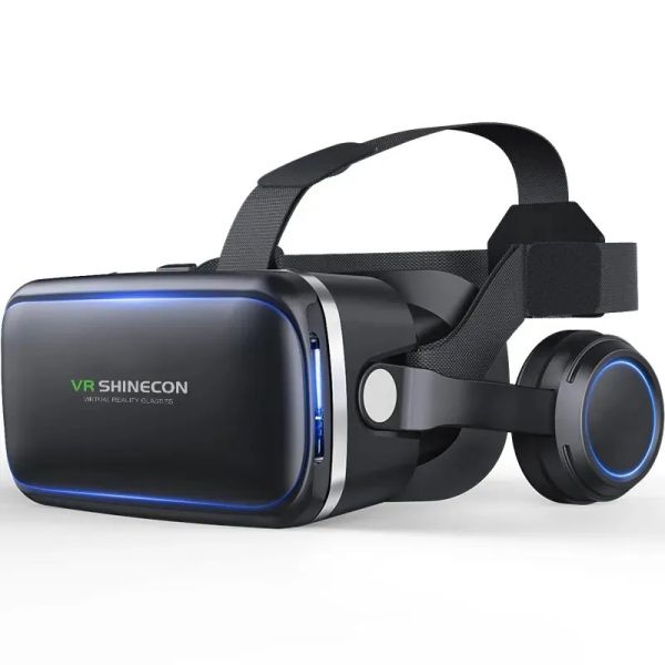 Gafas VR Smart 3D Realidad virtual G04E Auriculares Games Auriculares Teléfono móvil Película Digital Helmet admite Android IOS Sistema