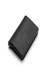 Smart Wallet 2021 Boîte de vol en cuir authentique Popup d'embrayage mince pour les hommes d'affaires3367490