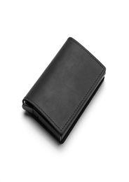 Smart Wallet 2021 Boîte de vol en cuir authentique Popup d'embrayage mince pour les hommes d'affaires3960784