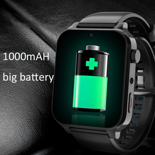 Smart Watch 4G LTE Smart Watch Android 9.0 Smartwatch 4GB / 64GB IP67 Orologio impermeabile per uomo 1.99 