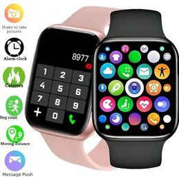 Smart Watch Antwoord Oproep Muziekspeler Gezondheid Sport Bracelet Fitness Tracker Custom Dial Smartwatch Dames Men Gift 2024 Nieuwe klok