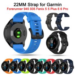 Smart Watch Band voor Garmin Forerunner 935 945 Riem 22 mm zachte siliconenarmband voor Garmin Fenix5 5Plus Fenix6 6Pro polsbandje