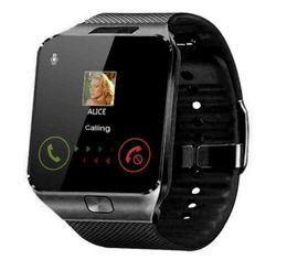 Smart Watch DZ09 Clock Support TF Sim Camera Men Women Women Sport Bluetooth Wristwatch pour Samsung Huawei Xiaomi Android Phone6008912