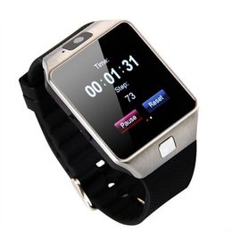 Montre intelligente DZ09 bracelet SIM montres de sport Android intelligentes pour téléphones portables Android inteligente avec batteries de haute qualité2024