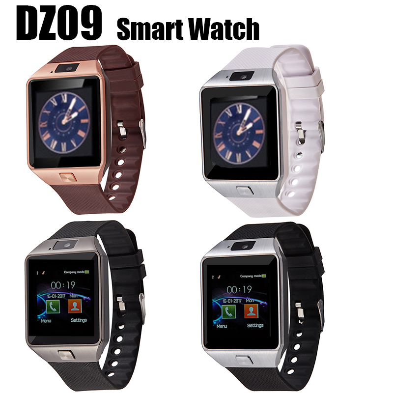 Smart Watch DZ09 bilekliği SIM akıllı spor saatleri Android iOS cep telefonları için