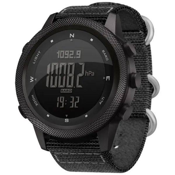 Reloj inteligente para hombre, altímetro, barómetro, termómetro, brújula, reloj Digital militar, reloj inteligente para exteriores, resistente al agua hasta 50m