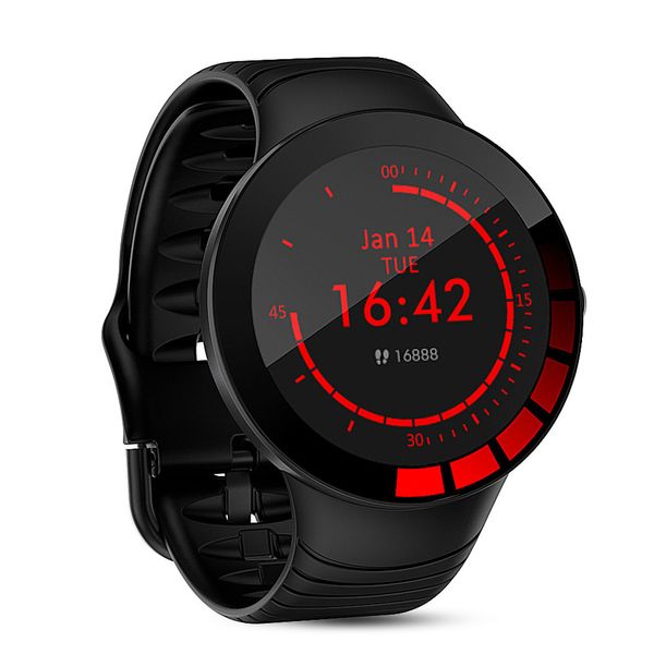 Montre intelligente Full Touch Sport Ip68 Bracelet étanche Moniteur de fréquence cardiaque Surveillance du sommeil Smartwatch pour Ios Android Q0524