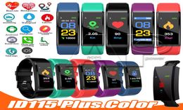 Smart Watch LCD Screen ID115 Plus Bracelet Fitness Watches Band Cadre Heart Hyper Hypery Pressure Monitorband5511825