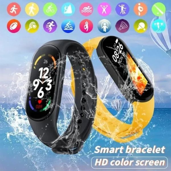 Smart Watch M8 MODE BLUETOOTH TOUCHEUX 0,96 pouce Écran d'alarme Couleur Écran de bracelet