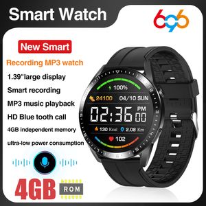 Smart Watch Men 4GB Memory Local Mp3 Music Player Intelligent Noting Blue Tooth Call Smartwatch Women Sports Health Detectie