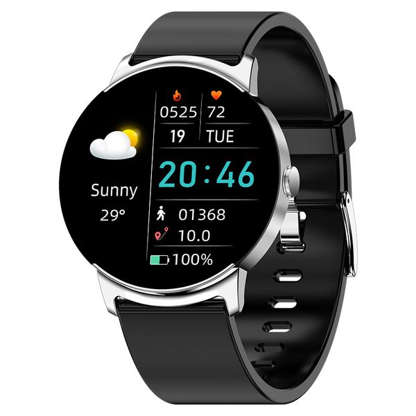 Reloj inteligente Hombres Mujeres Ritmo cardíaco Presión arterial Smartwatch Nfc Fitness Tracker Pulsera de mano Pulsera inteligente