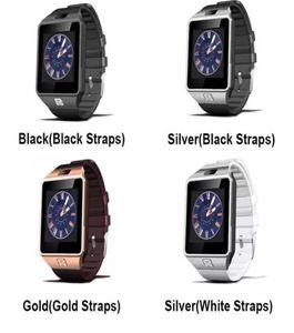 Smart Watch Mobile Phone Watches Phone Camera Sim Card Record Sleepstatus Smartwatch DZ09 voor Android -telefoons Intelligent met Pack9966681