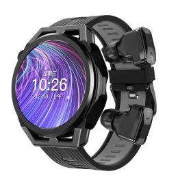 Smart Watch N18 2 en 1 écouteur Bluetooth double casque Call Sport Sport étanche Watch Watch Health Hypertension Sport Musique Smartwatch