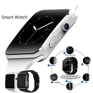 Smart Watch stappenteller Camera Touchscreen Connect Watch Sim TF Card Bluetooth Tracker SmartWatch voor Facebook WhatsApp