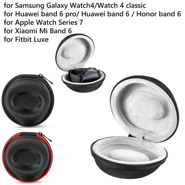 Étui de rangement Smart Watch pour Samsung Galaxy Watch4 / Watch 4 Classic pour Apple Watch Series 7 Huawei Band 6 / 6pro Box de rangement