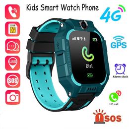Smart Watch Student Kids GPS HD Oproep Spraakbericht Waterdicht Hoogwaardige smartwatch voor kinderen Afstandsbediening Po 240226