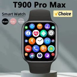 Smart Watch T900 Pro Max Response Call Sport Fitness Tracker Calan personnalisé Smartwatch