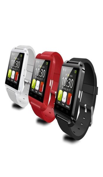 Montre intelligente U8 U montre montres intelligentes pour montre intelligente Samsung Sony Huawei téléphones Android bon avec paquet reloj inteligente259I6549514