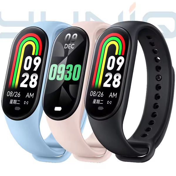 Reloj inteligente Pulsera Papel tapiz de moda Podómetro del ritmo cardíaco Deportes al aire libre M8 Xiaomi Smart Band