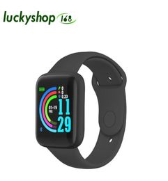 Montre intelligente Y68 Bluetooth Fitness Tracker Sport moniteur de fréquence cardiaque sang étanche couleur Bracelet D20 Pro pour Android Ios3128348