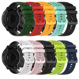 Smart Watchband 20 22 mm pour Xiaomi Watch S1 Pro / Mibro Lite Watch Strap Mi Watch Sport / Mibro Color Silicone Bracelet Bracelet