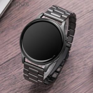 Montres intelligentes 16 HD grand écran tactile complet Bluetooth appel bande d'acier montre homme femme sport Fitness IP68 montre étanche adulte 230505