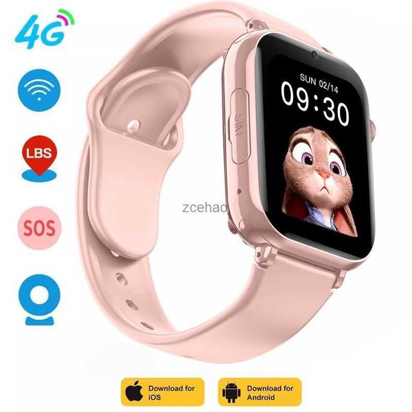 Relojes inteligentes 2023 4G Reloj inteligente para niños GPS Track Video Call Camera SOS Pantalla impermeable Ubicación LBS Tracker Reloj inteligente para Xiaomi