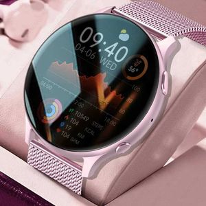 Slimme horloges 2023 Nieuwe Bluetooth-oproep Smart Watch Dames Heren 1.32 AMOLED 360 * 360 HD Pixel Display Smartwatch Dames Vrouw voor Xiaomi Huawei