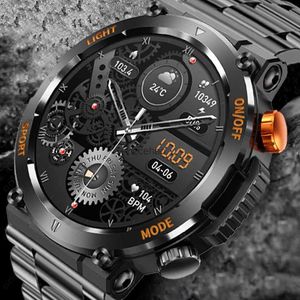 Smart Horloges 2023 Nieuwe Kompas Horloge Voor Mannen Smart Horloge Sport Fitness Horloge IP67 Waterdichte Smartwatch Mannen Bluetooth Oproep Volledig touchscreen