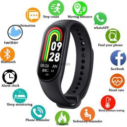 Montres intelligentes 2023 nouveau bracelet de montre intelligente PK MI 6/7/8 surveillance de la fréquence cardiaque et de la pression artérielle montre de sport bracelet de suivi d'activité pour Xiaomi