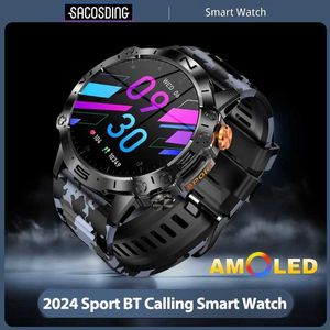 Montres intelligentes 2024 montre extérieure Bluetooth appel montre intelligente 466*466 AMOLED 1.43 pouces écran fréquence cardiaque pression artérielle Smartwatch montres de sport