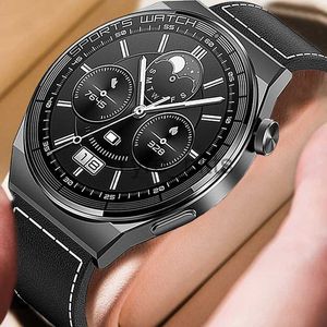 Smart Watches Dome-camera's 390 * 390 HD NFC Bluetooth Bellen Smart Man Aangepast gezicht Draadloos opladen Draaiknop Sport Waterdicht Smart Men x0705