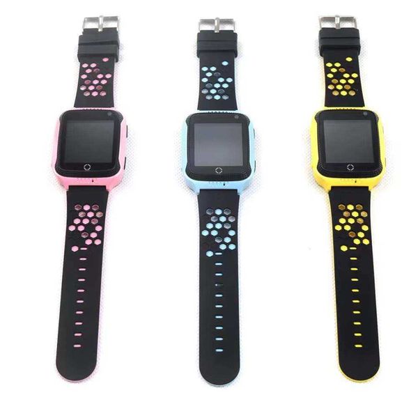 Montres intelligentes Caméras dôme Q529GPS enfants intelligents tracker lampe de poche caméra lampe de poche caméra pour aider à localiser fille garçon horloge 1,44 pouces touc x0706