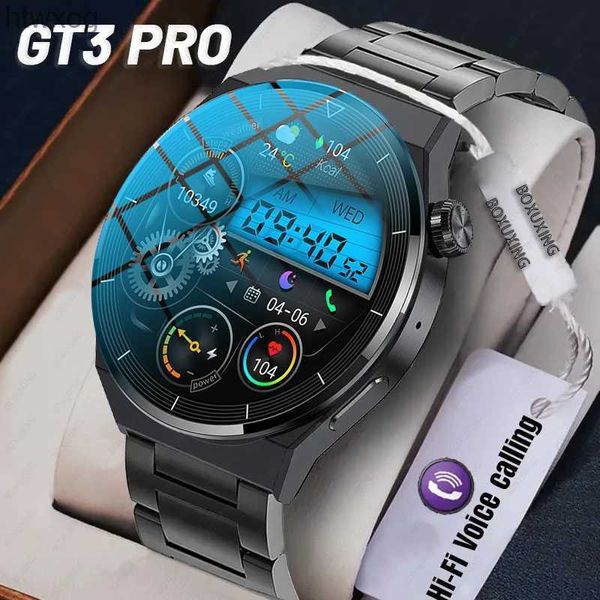 Relojes inteligentes para GT3 Pro reloj inteligente para hombres AMOLED 1,36 390*390 pantalla HD frecuencia cardíaca llamada Bluetooth IP68 reloj inteligente resistente al agua YQ240125