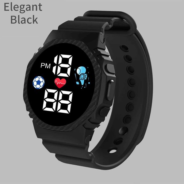 Montres intelligentes Montre numérique pour enfants Montre pour enfants Sport électronique LED étanche Montre pour enfants Mode adolescents garçons filles montres intelligentes Montre