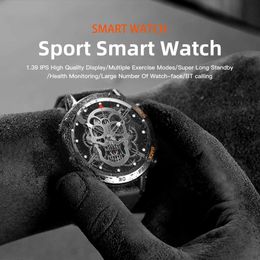 LEMFO Smart Watch Heren Smartwatch 2023 K52 Smart Watches Heren Dames 100 Sportmodi Bluetooth Oproep Gezondheidsmonitor 400mAh 1.39InchL2401