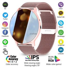 Smart Watches Lige Bluetooth Call Bracelet Sports Fitness Voice Assistant Women Smartwatch voor Android iOS Men Smart Watch Waterdicht