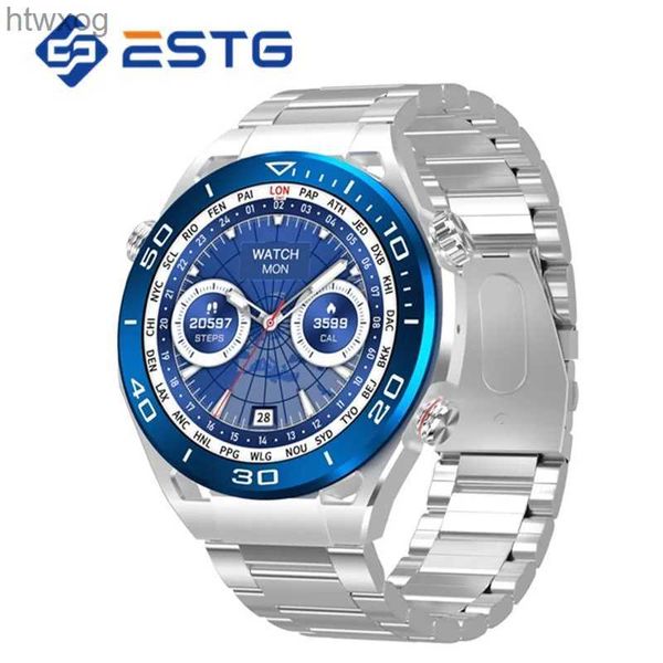 Montres intelligentes MT15S montre intelligente ultime hommes NFC Bluetooth appel Assistant vocal boussole Bracelet fréquence cardiaque Sport de plein air affaires Smartwatch YQ240125