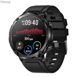 Montres intelligentes Montre intelligente robuste T30 Bluetooth appel hommes Sport bracelet surveillance de la santé Fitness Tracker 600 mAh grande batterie Smartwatch YQ240125